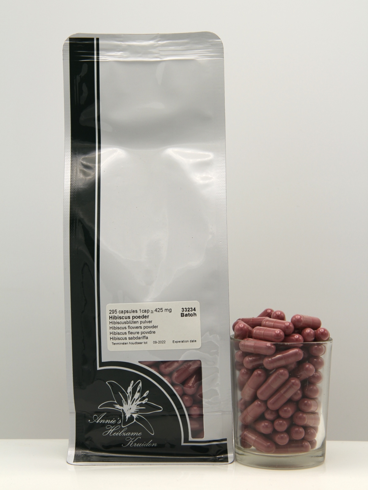 Hibiscus capsules 295 stuks