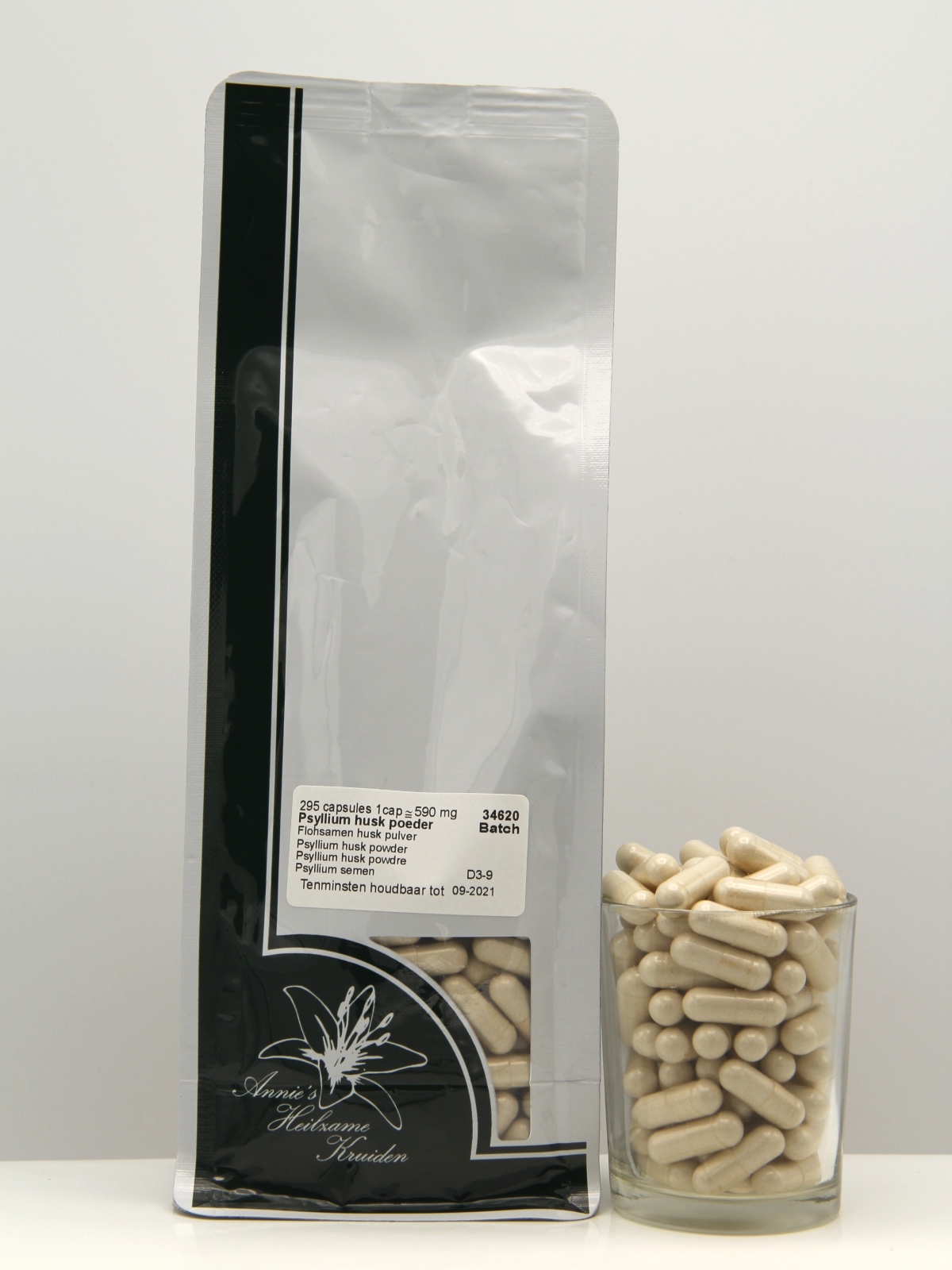 Psyllium husk capsules 295 stuks