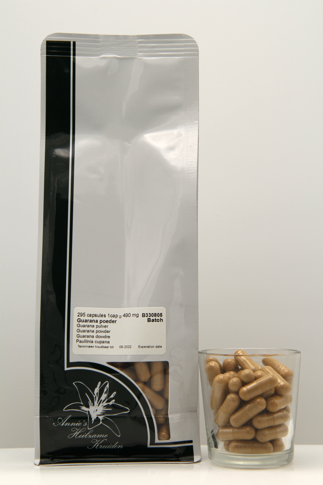 Guarana capsules  295 stuks